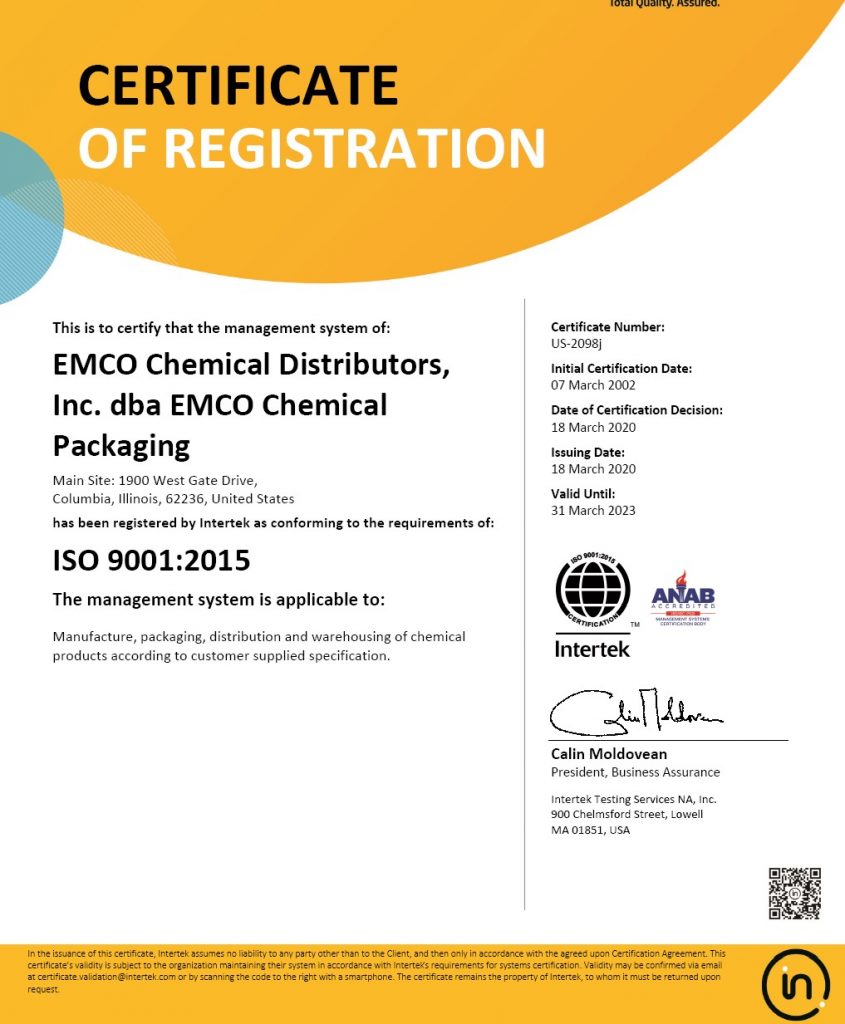 Quality EMCO Packaging